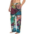 thumbnail image 2 of Comedy Invader Zim Men's Pajama Pants With Pockets Lounge Fashion Cozy Daily Sleep Pants Sleepwear, 2 of 8