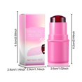 thumbnail image 3 of LNGOOR Blush Brush Liquid Powder Blusher Long Lasting Powder Blusher Silky Powder Blusher Stick Soft Cheeks Powder Blusher Natural Makeup Makeup A, 3 of 9