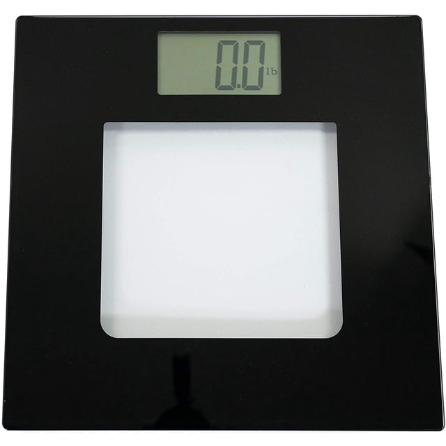 Báscula digital parlante de vidrio extra ancho | La báscula de baño que habla | Báscula digital precisa con pantalla visual y de voz para peso corporal | Máximo 170 kg | Vidrio de seguridad de gran an
