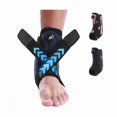 thumbnail image 1 of wonima11 Ankle Brace for youth, Adjustable straps, strong Velcro, protect ankles, for basketball, football, volleyball, running, for left & right, Men US 8, Women US 9.5(Black) (M), 1 of 1