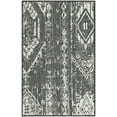 thumbnail image 4 of Unique Loom Outdoor Bohemian Collection Area Rug - Anthro (2' x 3' 1" Rectangle Charcoal Gray/Ivory), 4 of 6
