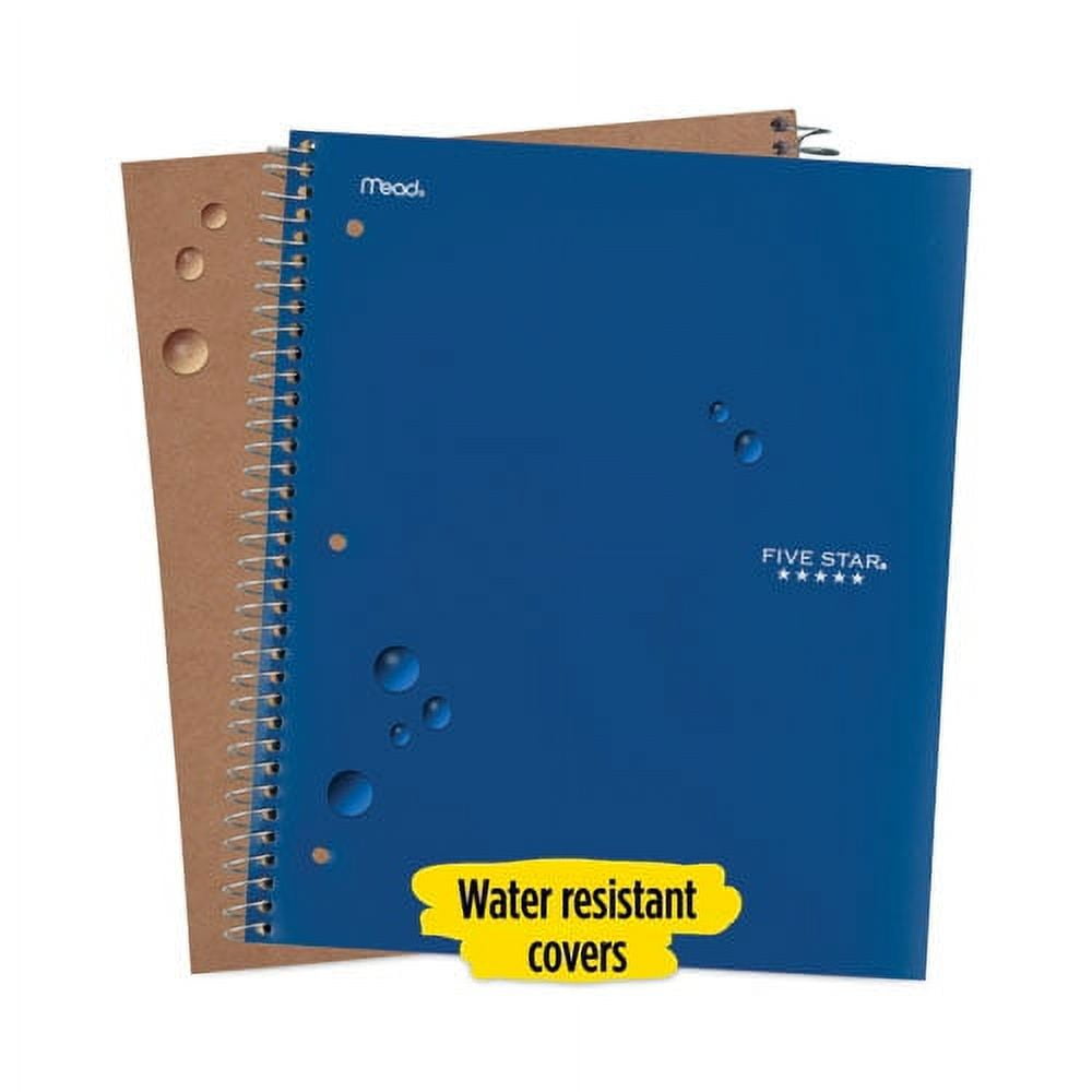Wirebound Notebook, 1 Subject, Medium/college Rule, Randomly Assorted Covers, 11 X 8.5, 100 Sheets | Bundle of 10 Each