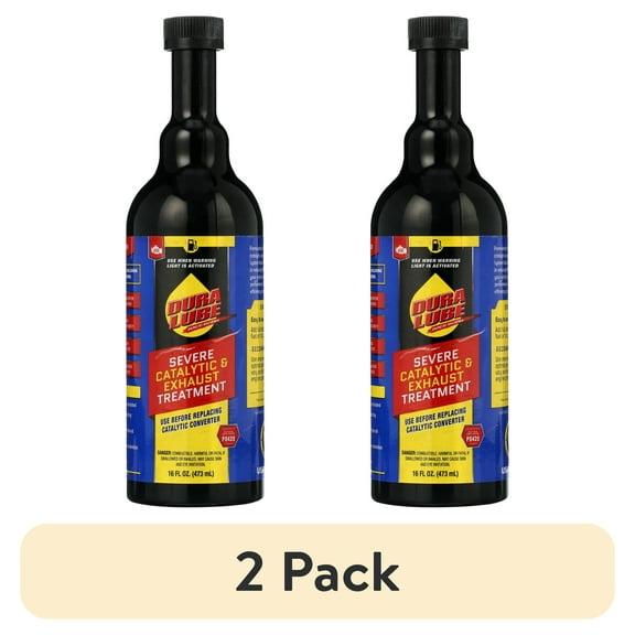 (2 pack) Dura Lube Catalytic & Exhaust System Treatment Emissions Additive Automotive Converter Cleaner 16oz