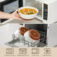 thumbnail image 3 of Salad Bowls Set of 4, Large 60 oz Speckled Stoneware Soup Bowls for Ramen, Pho, Pasta, Cereal, and Salad, Microwave and Dishwasher Safe, White and Brown, 3 of 7