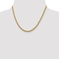 thumbnail image 4 of 14K Yellow Gold Rope Chain Necklace 18 inch 3.3 mm Diamond-cut Semi Solid with Lobster Clasp, 4 of 4