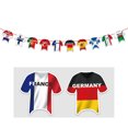 thumbnail image 1 of Banderín de 3 metros con cuerda para eventos de fútbol ​​banderines colgantes para decoración del Club (uniforme del equipo) JShteea Libre de BPA, 1 of 8