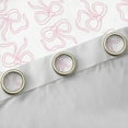 thumbnail image 4 of jejeloiu Lovely Bowknot Black Out Curtains,Cute Cartoon Bow Curtains Pack of 2 (42x63 Each),Pink Kawaii Bowtie Bedroom Curtains For Girl,Super Cozy Room Decor, 4 of 6