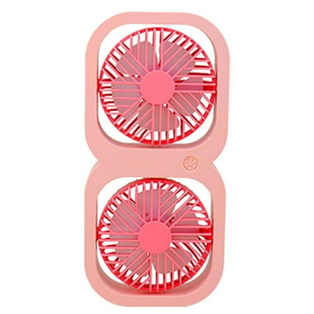 

Apmemiss Fans on Clearance New Creative Dual-head USB Rechargeable Portable Desktop Fan Fans for Home