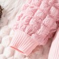 thumbnail image 4 of NOLDARES Baby Girl Clothes Toddler Infant Fall Winter Outfits Romper Newborn 0 3 6 9 12 18 24 Months Girls’ Clothing Set(Pink,3-6 M), 4 of 7