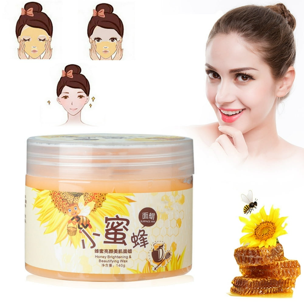Tebru Skin Care Mask,140ml Honey Milk Hydrating Face Mask  