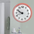 thumbnail image 4 of Tebru Waterproof Clock,Wall Clock,Waterproof Suction Wall Window Mirror Bath Shower Clock Bathroom Accessories, 4 of 8