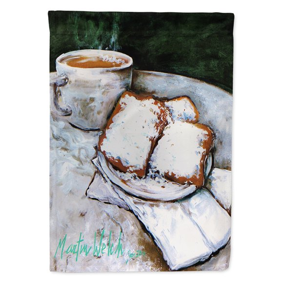 Beignets Breakfast Delight Garden Flag
