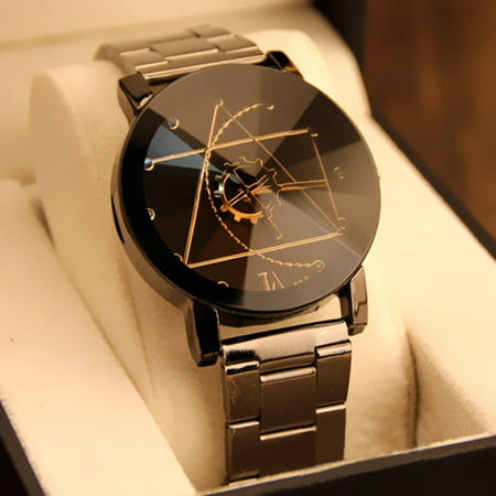 Fashion Watch Stainless Steel Man Quartz Analog Wrist Watch