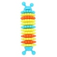 thumbnail image 3 of Juguete para Mordeduras de Perro con Forma de Oruga Limpieza de Dientes de Material TPR Movimiento Irregular Masticar y Jugar Bocadillos Tipo Sándwich Liberar Energía ANGGREK  Otros, 3 of 8