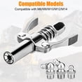 thumbnail image 4 of Grease Gun Coupler Double Handle High Pressure Quick Release Lock Oil Nozzles TAPDRA Spare Part, 4 of 4