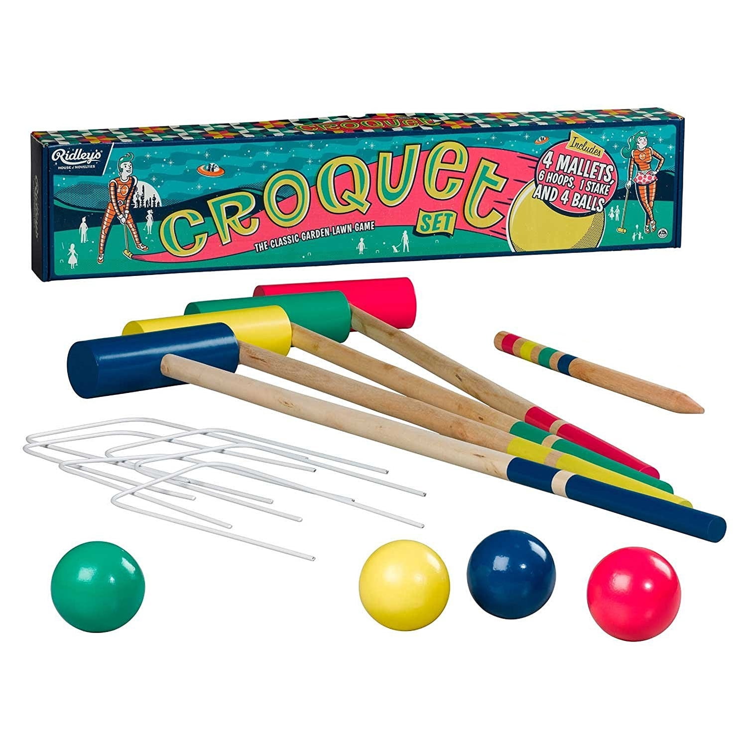 Ridley's House of Novelties Outdoor Croquet Set