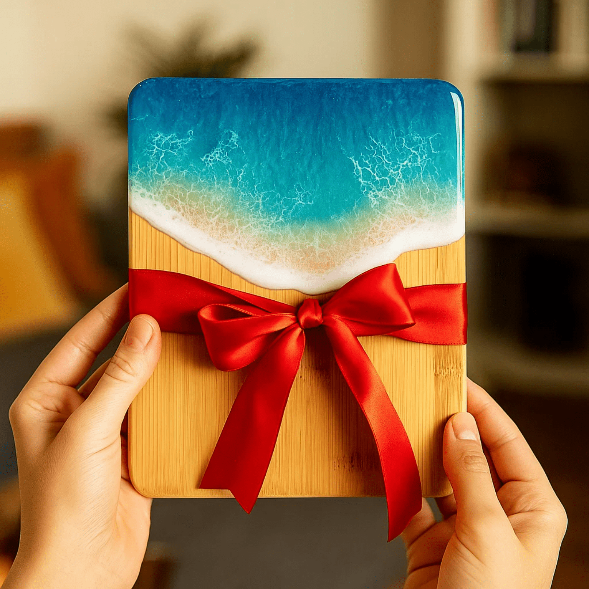(Set of 24) 8"X6" Bulk Wholesale Plain Blank Bamboo Cutting Boards for Customized, Personalized Engraving, Promotional Products