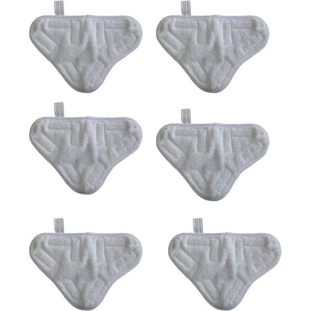 Almohadilla para trapeador a vapor para H2O X5, microfibra blanca con fuerza de absorción, juego de repuesto fácil de instalar