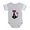 Heather Gray, variant on CafePress - Pink Black Kitty - Cute Infant Baby Football Bodysuit