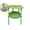 Green, variant on VQPeo Movable Sofa Side Table, Double Layer Cloud Shelf, Plastic Living Room Coffee Table for Small Apartment Living