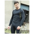 thumbnail image 6 of YAZI Underwear Set Winter Hunting Gear Sport Long Johns Base Layer Bottom Top Midweight, 6 of 14