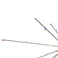 thumbnail image 3 of Northlight 20" LED Lighted Firework Silver Branch Hanging Decor - Multi-Colored, 3 of 3