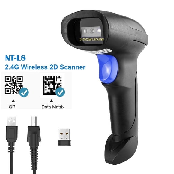 Netum NT-L8 Wireless 2D Barcode Scanner Auto Sensing QR PDF417 Reader
