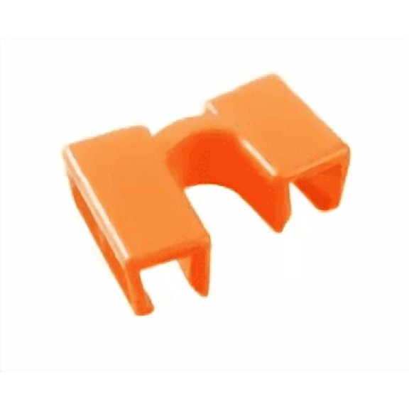 Training Assist Beginner Red Blue Plastic Chopstick Holders 2 Count, Orange  (1 Set)