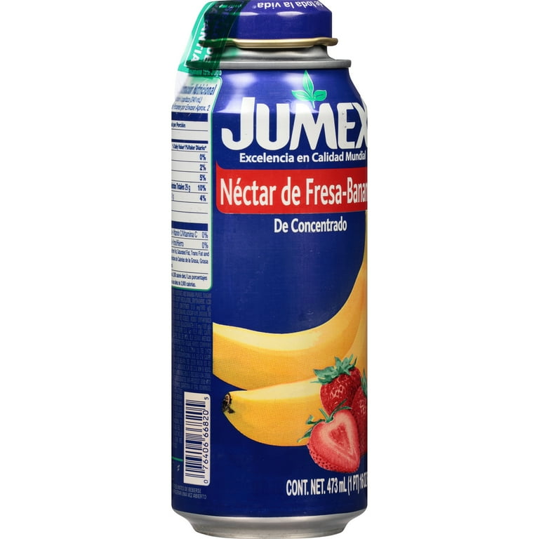 Jumex Strawberry Banana Nectar Juice, 16 fl oz - Walmart.com