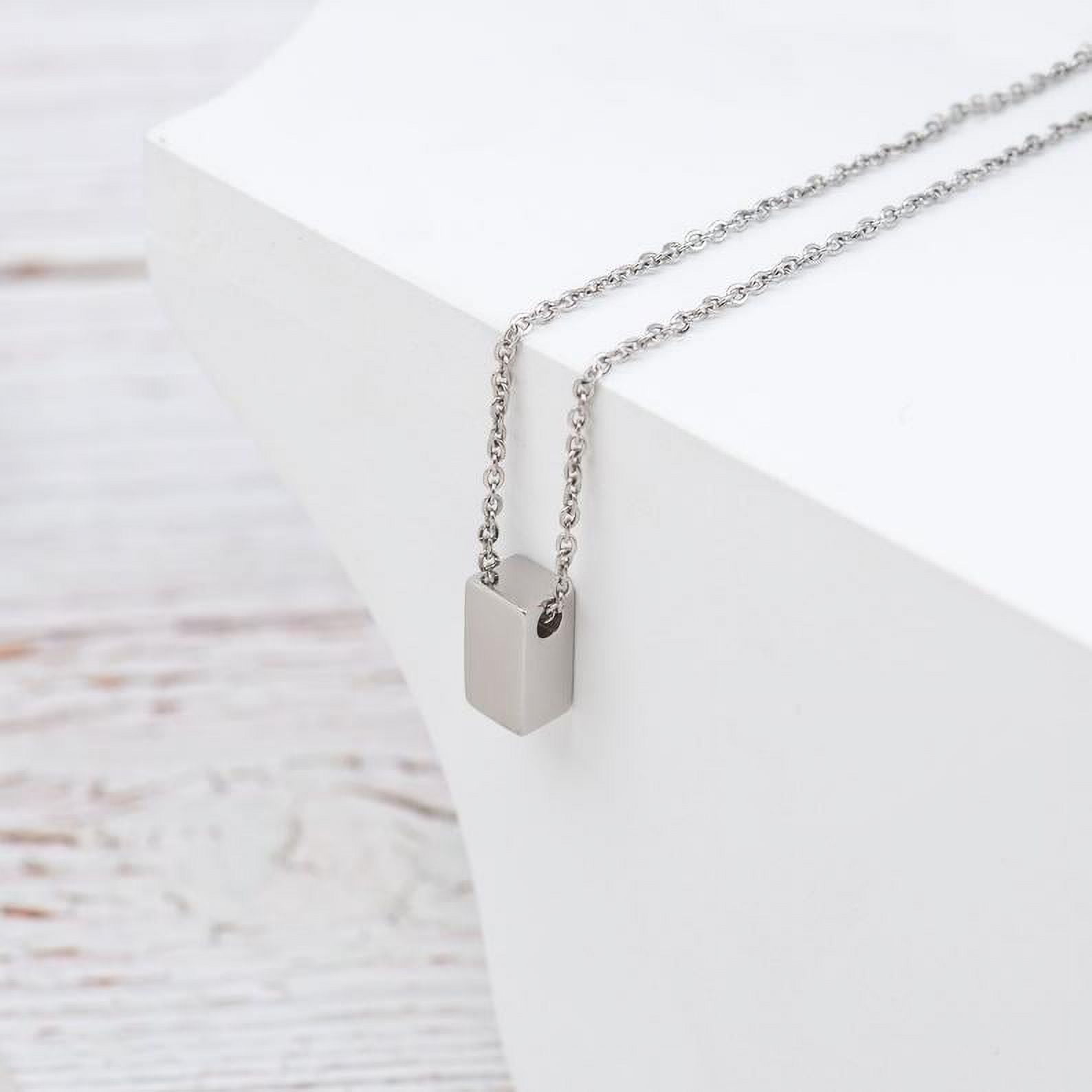 Personalized Card and Necklace for Mother's Day, Custom Card and Necklace for Mom, Jewelry Gift for Mom, Custom Card and Jewelry For Mom, Gift for Her [Rose Gold, No-Personalized Card]
