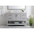 thumbnail image 2 of 48 inch Single Bathroom Vanity in Grey with Backsplash, 2 of 8
