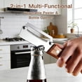 thumbnail image 6 of Stainless Steel Bread Knife & Multifunctional Peeling Knife for Kitchen Use – Sharp, Rust-Resistant, Ergonomic Handle – Ideal for Potatoes, Fruits, Vegetables, and Baking, 6 of 8