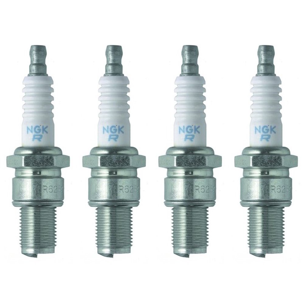 4x NGK Racing Spark Plugs Stock 4492 Platinum Tip Pin Type 0.024in ...