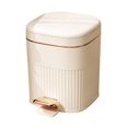 thumbnail image 2 of Papelera de cocina mayimx Bote de basura 2 en 1 Pedal 8L Blanco, 2 of 9