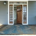thumbnail image 2 of Couristan 24293108023710U 2 ft. 3 in. x 7 ft. 10 in. Monaco Tropical Palms Rug, Ocean, 2 of 10
