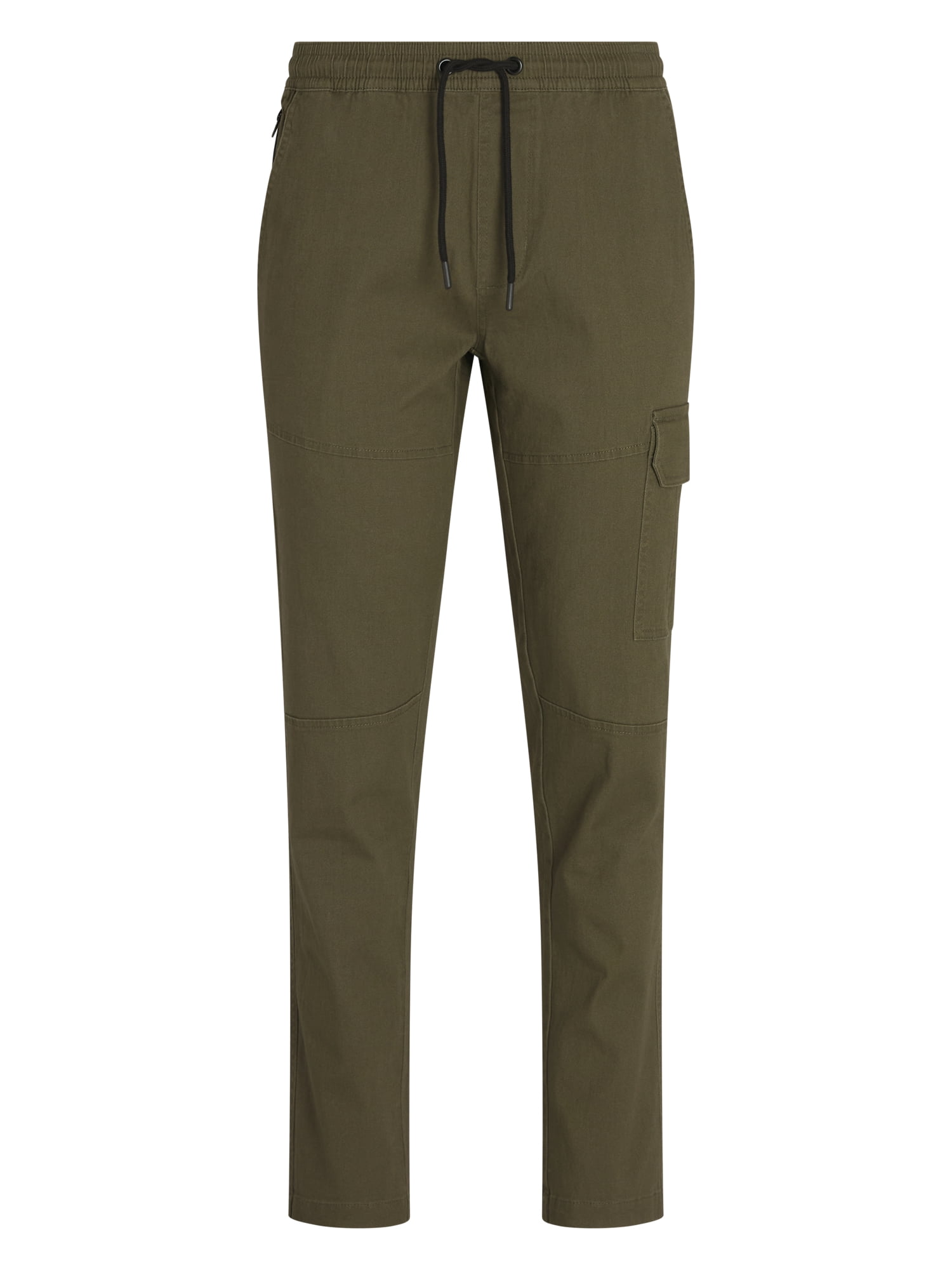 Akademiks Men's Stretch Twill Pull-On Pants with Pockets, Sizes S-2XL
