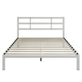 thumbnail image 6 of Home Design Sumter King Metal Bed Frame with Under-Bed Storage, Sturdy Slats, White, Easy Assembly, Adult, 6 of 12