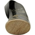 thumbnail image 2 of India Made 230978 Black Horn/Wood Construction Viking Grog Mug, 2 of 3