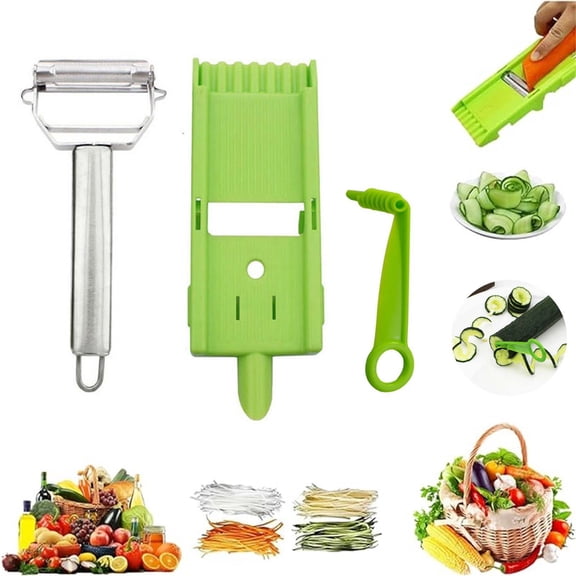 Peelers for Kitchen maho Multifunctional Peeler Set Stainless Steel Kitchen Multifunctional Household Shredder Vegetable Cutter