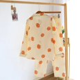 thumbnail image 3 of Pijama holgado de algodón para mujer, traje con estampado de pantalón, talla grande, novedad, 3 of 4