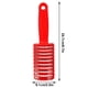 thumbnail image 3 of Peine grande y curvo rojo con diseño, para hombres y mujeres, pelo rizado, pelo liso, pelo estático, pelo suave, portátil, 3 of 8