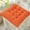 Orange, variant on Soft Square Chair Pad with Ties Comfortable Solid Color Chairs Cushion for Orange,Home or Car Sitting Coffee 18"x18"x3"
