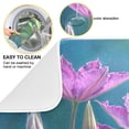thumbnail image 2 of Dish Drying Mat Kitchen Pad Large Counter Absorbent Dish Mats Drainer Clematis in Full Bloom, 2 of 8