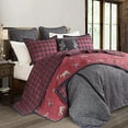 thumbnail image 3 of Hiend Accents Unisex Woodland Plaid King Quilt Set - QL1888-KG-OC KING, 3 of 3