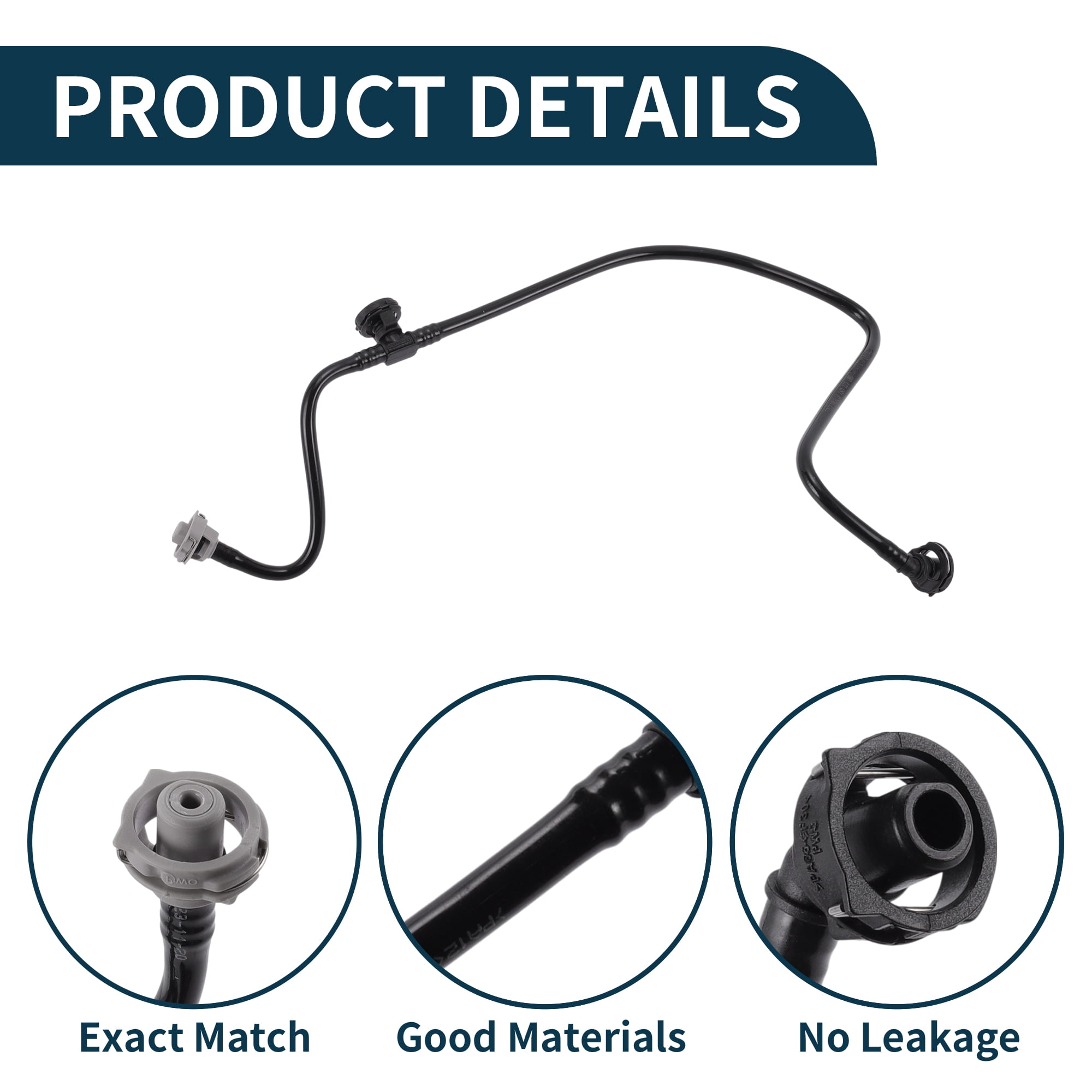 Unique Bargains Radiator Hose Heater Hose Radiator Outlet Hose Pipe for Audi Q8 2019-2024