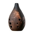thumbnail image 1 of EeaseMX Flauta china profesional de 10 agujeros, instrumento Xun de cerámica, ocarina, instrumento musical antiguo para artistas principiantes (tecla F, estilo aleatorio)., 1 of 7