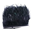 thumbnail image 4 of Faux Feather Trims Fringe Sewing Crafts Dressmaking DIY Crafts Stage Costumes Clothes for Home Wedding Party Decoration Dyed Black Cloth Edge, 4 of 9