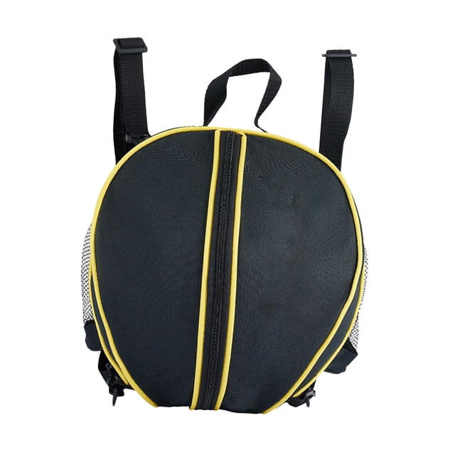 BELOVING Sac de Basketball avec Sangles Réglables pour Volleyball Soccer Football Noir