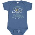 thumbnail image 3 of Inktastic Saint on Sunday Boys or Girls Baby Bodysuit, 3 of 5