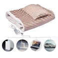 thumbnail image 2 of Hearth & Gear Heating Shawl Blanket Striped Warming Heating Blanket Purpose Heating Shawl Blanket And Home Heating Blanket Grips Exercise Gliders Microwavable Hand Warmers Reusable Rip Work Out Weight, 2 of 7